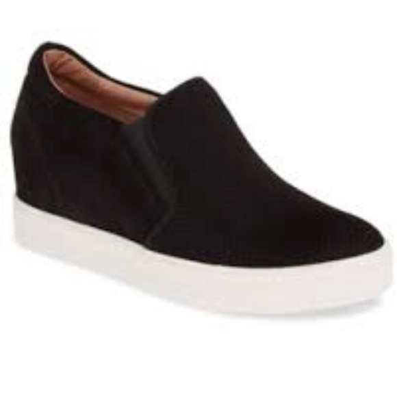 Caslon Shoes - Caslon Black Suede Sneaker Cnallie- Lea, Allie style. Platform